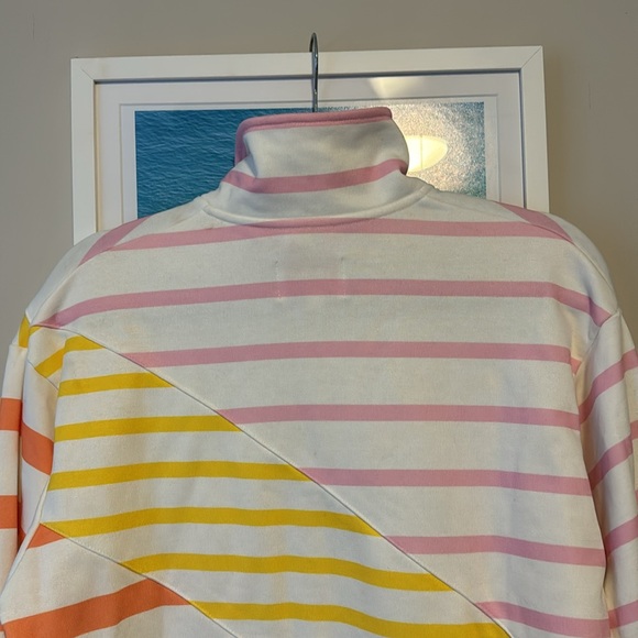 Solid & Striped Quarter Zip in Colorblock Stripe - Picture 15 of 15